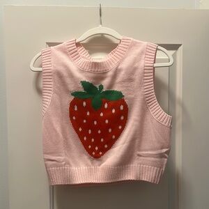 NWT strawberry sweater